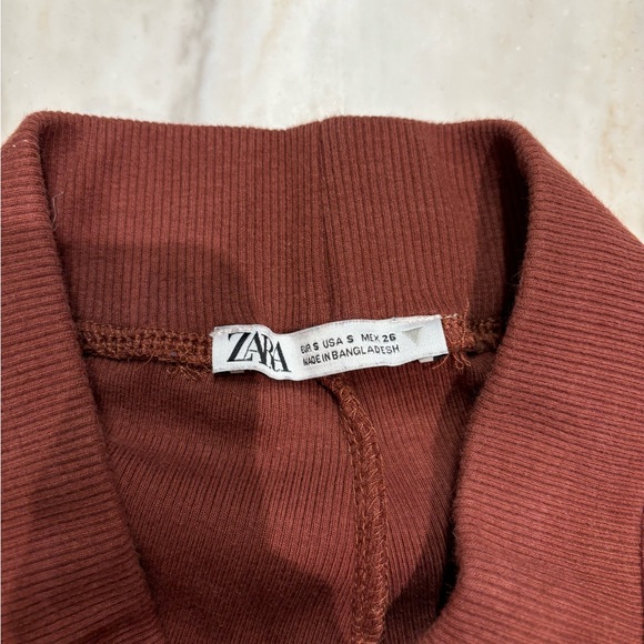 Copper coloured Zara Lounge Shorts. Size Small. - Picture 2 of 3